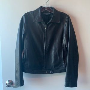 Ralph Lauren Sport Moto Black butter soft Leather Jacket